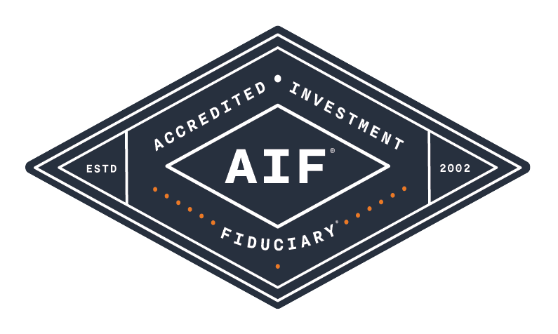Accredited Investment Fiduciary (AIF) designation badge